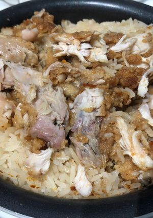 Foto resep Nasi Ayam KFC rice cooker ENAK BANGET, pasti bikin ngiler