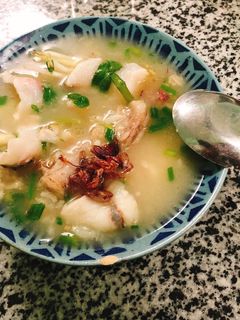 Hình của món Cháo cá lóc nhúng.
