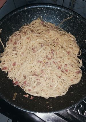 Foto resep Spaghetti Carbonara // Spaghetti Creamy
