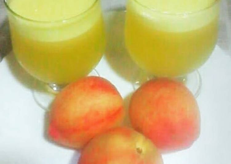 Easiest Way to Prepare Speedy Peach Milkshake