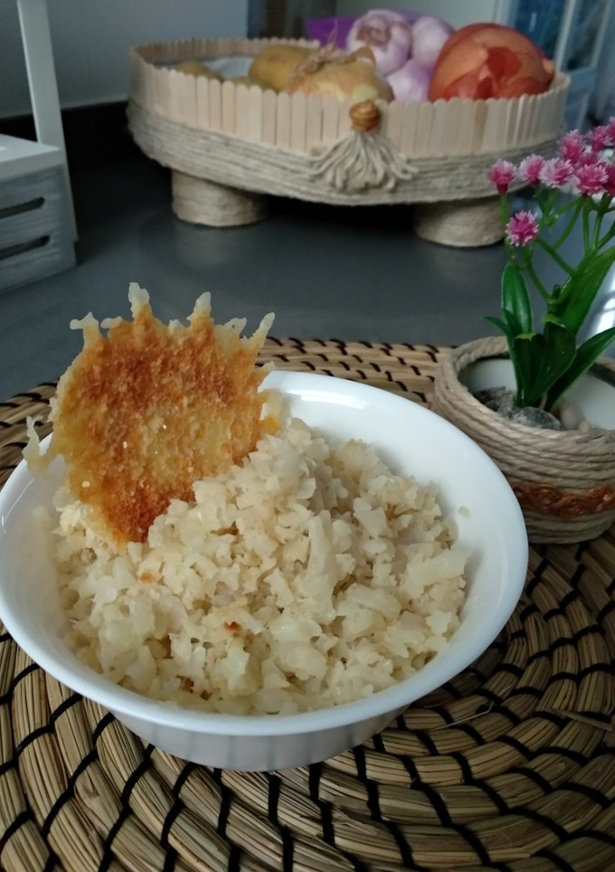 Una foto de Falso Arroz de Coliflor o Coliarroz