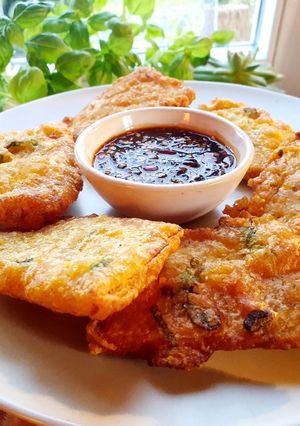 Foto resep Tempe Mendoan saus kecap pedas