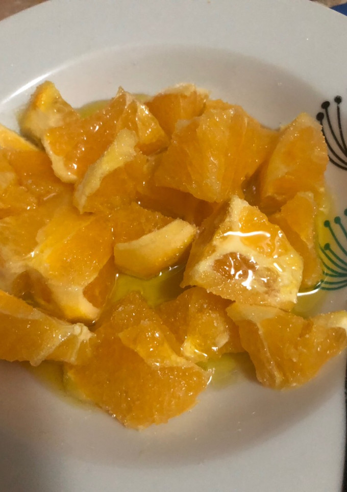 Una foto de Ensalada dulce de naranja