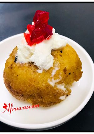 A picture of Fried ice cream.