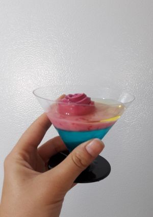 عکسی از دستور ژله مجلسی تک نفره