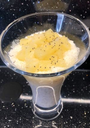 🍍Ananászos chia puding🍍 recept fotója