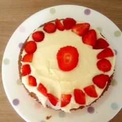 A picture of Victoria Sponge Cake.