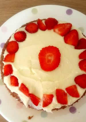 A picture of Victoria Sponge Cake.