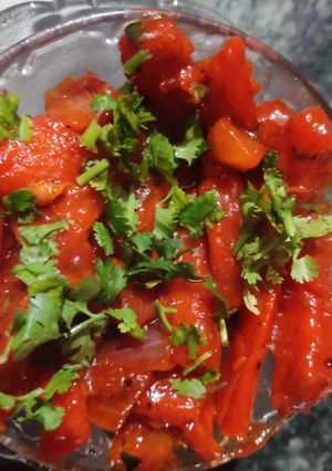 चिल्ली पोटैटो (chilli potato recipe in Hindi) रेसिपी मुख्य फोटो