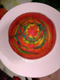 রেইনবো কেক (rainbow cake recipe in Bengali) রেসিপির প্রধান ছবি