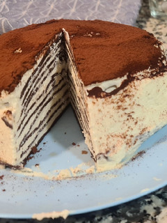 Una foto de Tarta de mascarpone. Sin gluten. Fácil