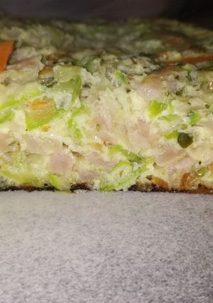 Una foto de Soufflé de Zucchini al sartén