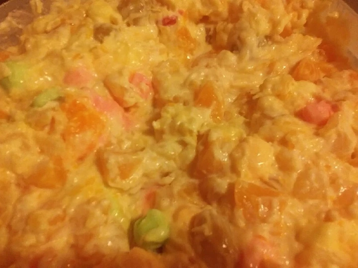 Easy Ways Make Recipes Fluffy creamy fruit salad the Perfect Can Pamper Your Tongue.