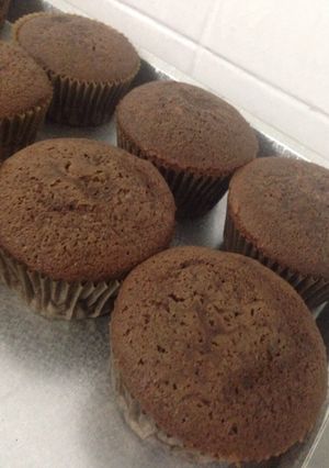 Una foto de Ponquesitos de chocolate (kekes)