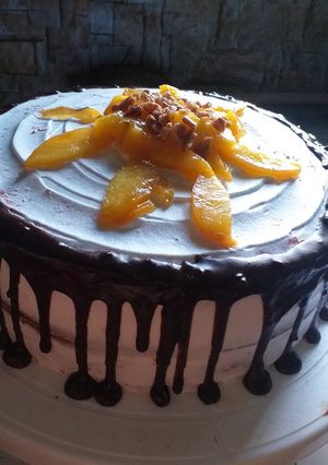 Una foto de Pastel red velvet