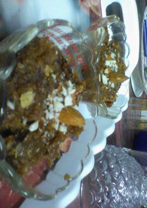 A picture of Apple  dates halwa.