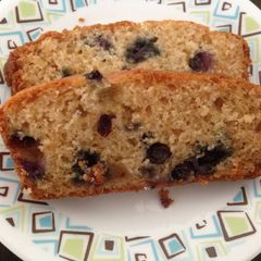 A picture of Eggless Blueberry Yogurt Cake.