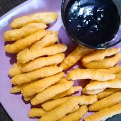 รูปของ Churros saos coklat tanpa cetakan