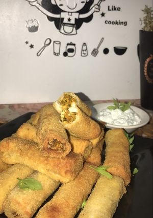 صورة لوصفة لفائف التوست
