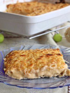 Una foto de Canelones de brandada de bacalao con bechamel de escalivada