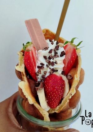 Une photo de Bubble Waffle