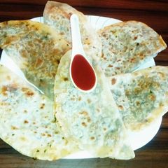 A picture of Afghani Stuffed Paratha.