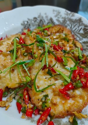 Foto resep Dadar Tahu Cabe Garam