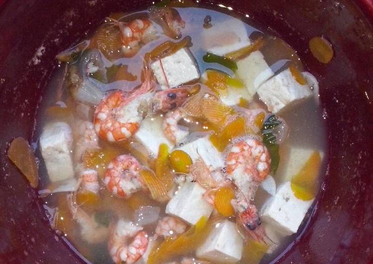 Resep Sup tahu udang oleh Amanina_Mutaharah - Cookpad