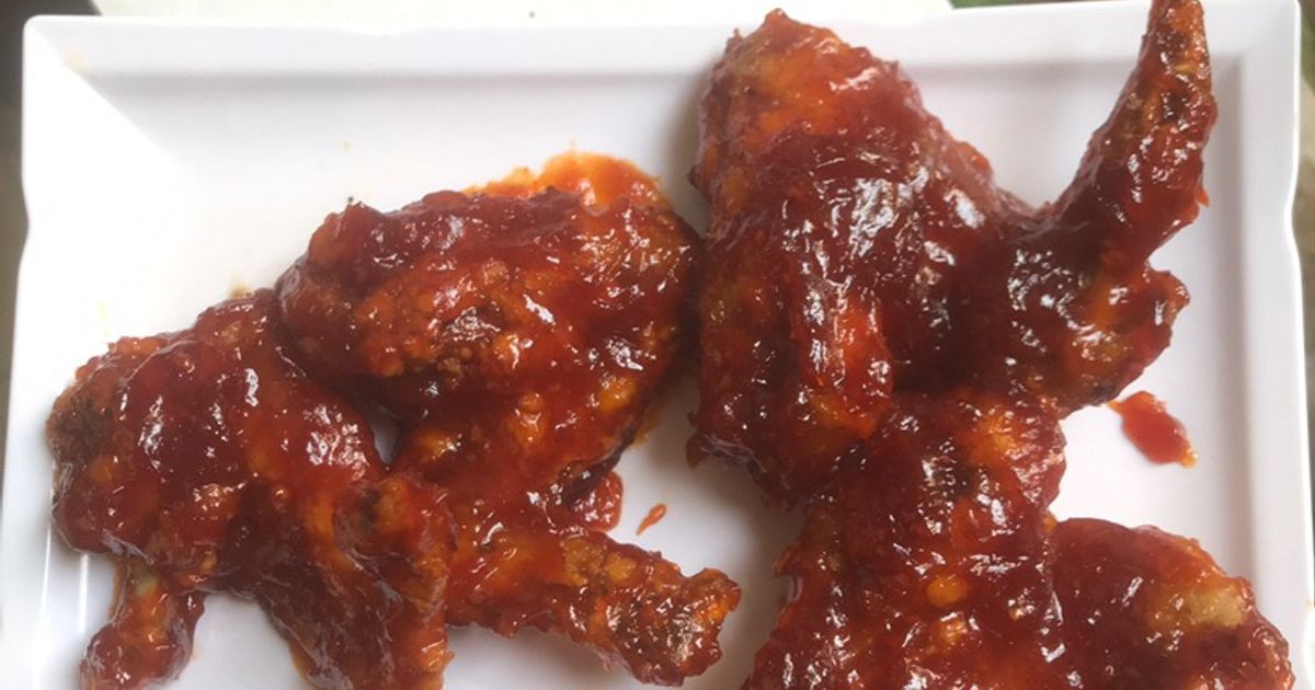 Resep Fire Chicken Wings Ala Richese Factory oleh Huda Bawazier - Cookpad