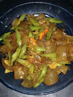 Foto resep Tumis kikil buncis pedas manis