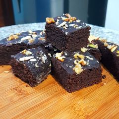 Eggless Chocolate Cake Without Oven A picture of Eggless Chocolate Cake Without Oven.