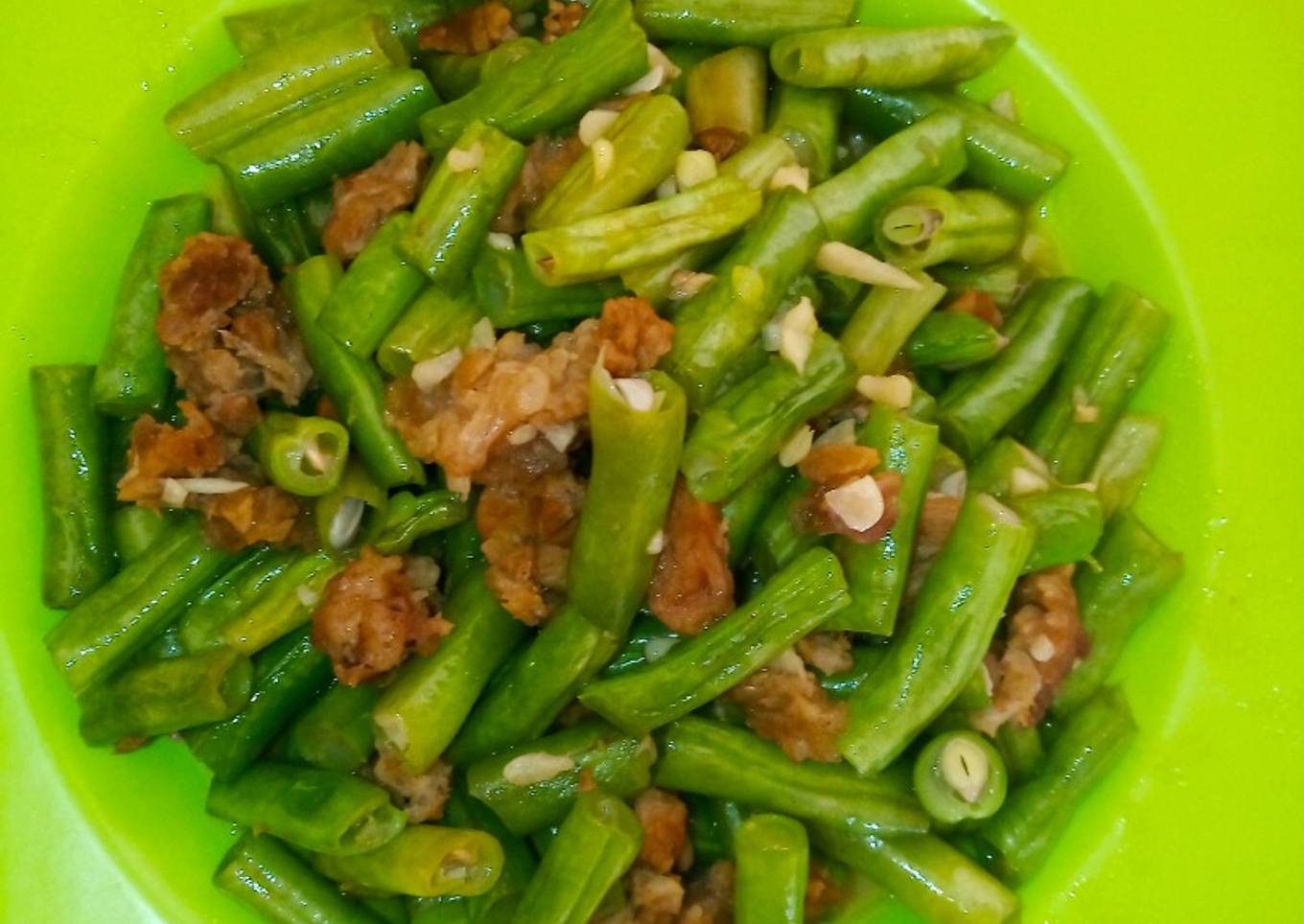 Tumis Buncis Cah Daging Sapi Saus Tiram