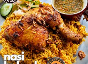 Gambar Nasi Kabsah Ayam