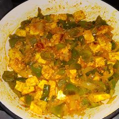 A picture of Paneer capsicum.