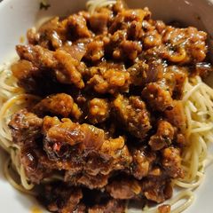 A picture of Savory Sausage Tomato Pasta Recipe.