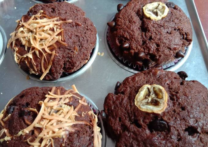 Muffin Cocho Banana (resep kedua)