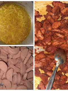 عکسی از دستور سوسیس بندری
