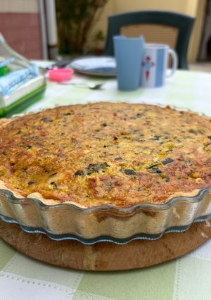 Foto principal de Quiche de calabacín y jamón cocido