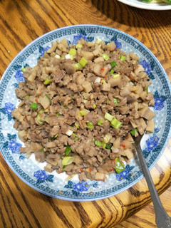 蓮藕炒絞肉 的食譜成品照片