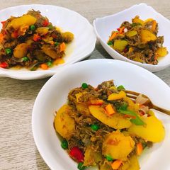 A picture of Meaty Pumpkin porridge.