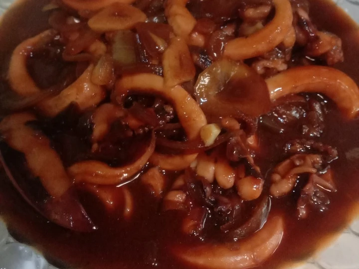 Cara Gampang Menyiapkan Resep Cumi saus tiram yang Bikin Ngiler Anti Ribet, Mantap