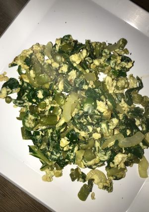 Una foto de Huevo con vegetales 0 colesterol