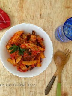 Foto resep Goreng ayam, tempe balado