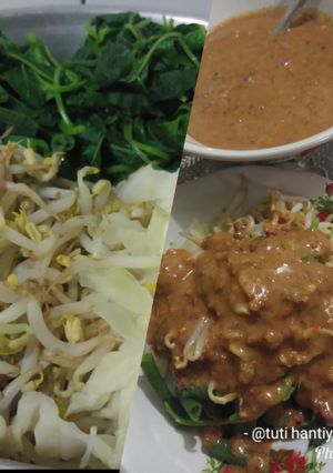 Foto resep Pecel bumbu jadi