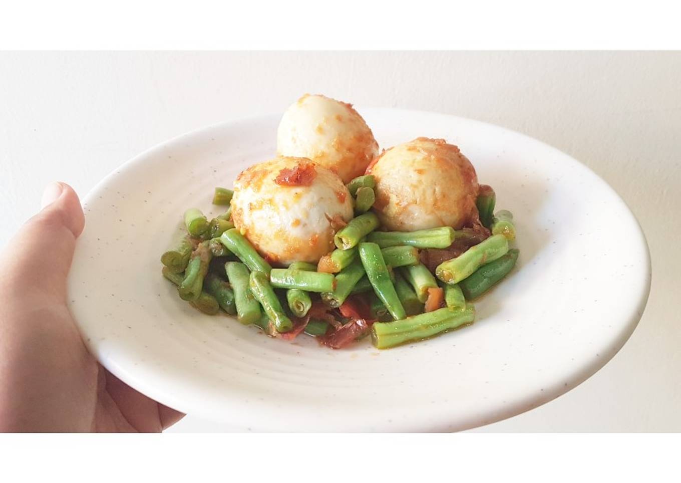 Resep Balado Telor Buncis, Lezat Sekali