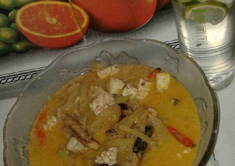 Langkah Mudah untuk Menyiapkan Sayur lodeh(kuah lontong sayur), Bisa Manjain Lidah