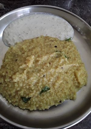 ஹோட்டல் சுவையில்  தினை அரிசி பொங்கல் செய்முறை முக்கிய புகைப்படம்