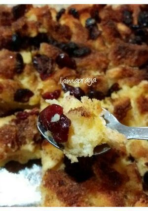 A picture of Bread pudding.
