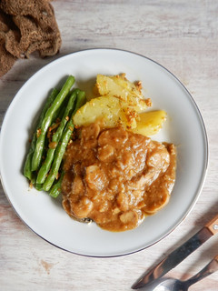 Foto resep Steak Salmon mushrooms sauce