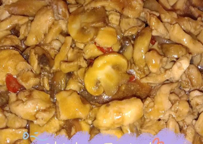 Resep Chicken Teriyaki with Mushroom Anti Gagal